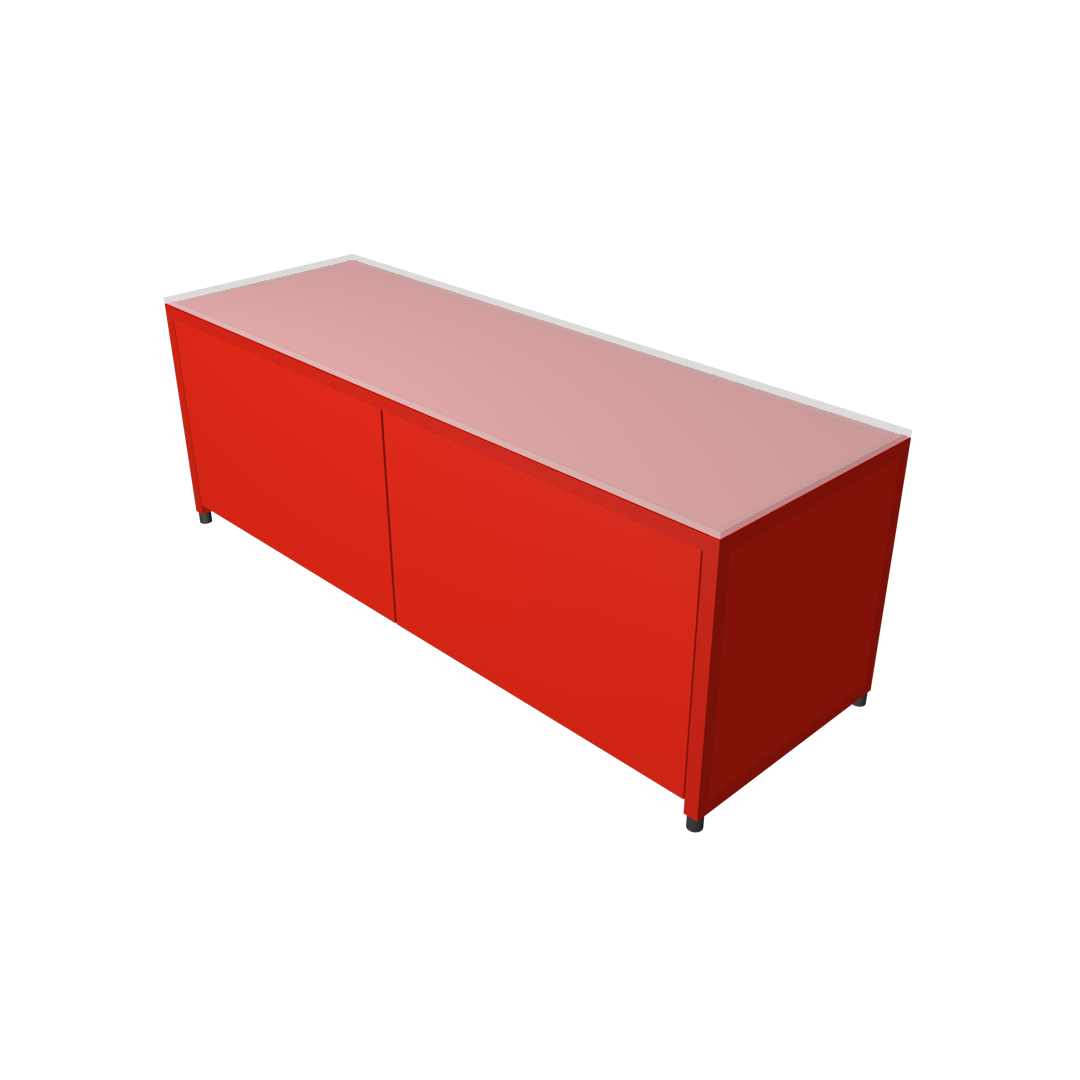 Lowboard vier red