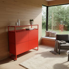 Highboard fünfzehn red
