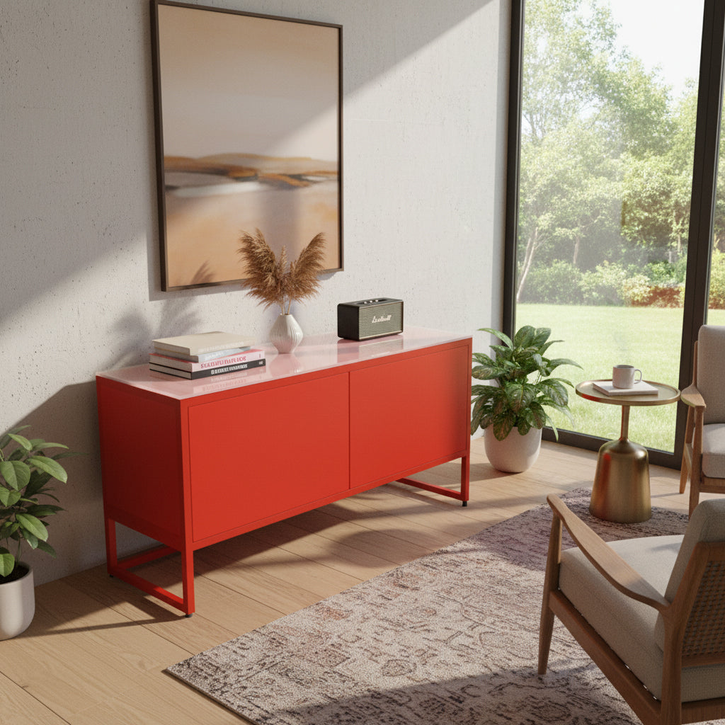 Lowboard acht red