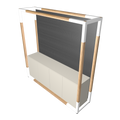 Raumteiler mit Sideboard