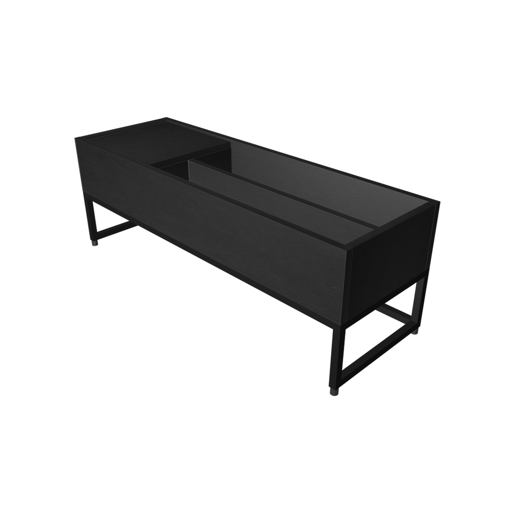 PARA Box+ eins mit Fächern und Klappe schwarz