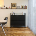PARA Highboard Bar schwarz