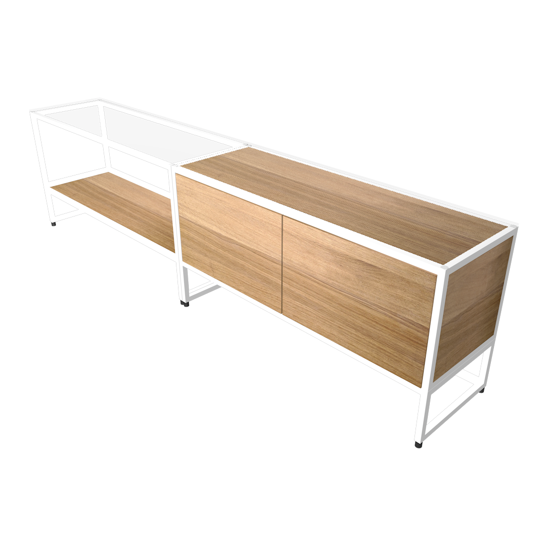 Kombi: Lowboard fünf + acht