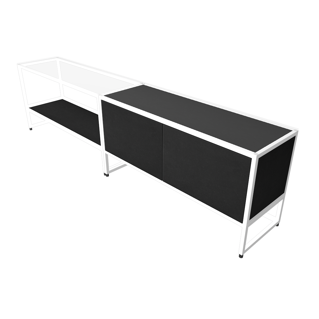 Kombi: Lowboard fünf + acht