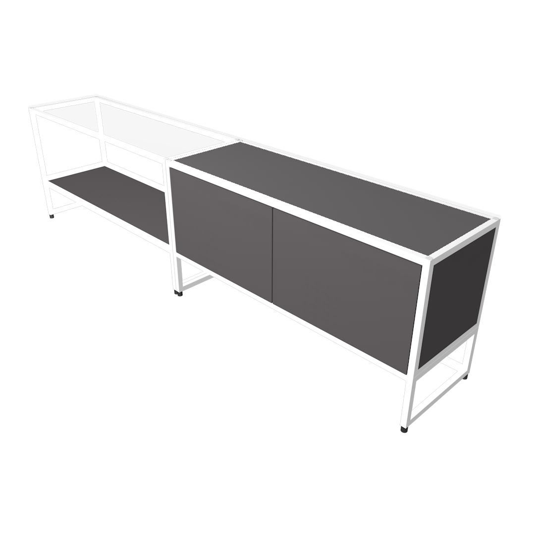 Kombi: Lowboard fünf + acht