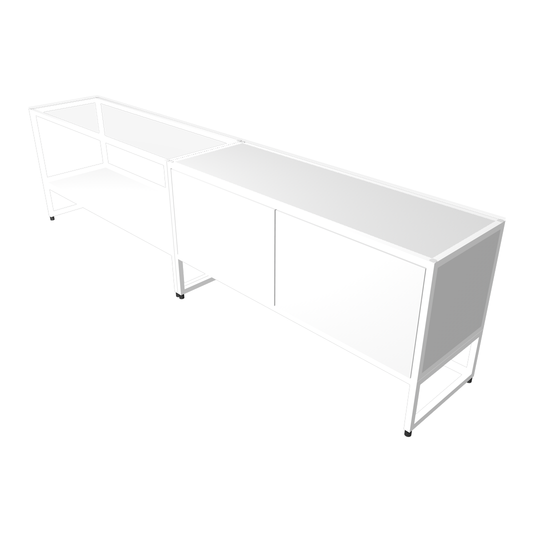 Kombi: Lowboard fünf + acht